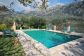 Finca with pool area and amazing garden above Fornalutx